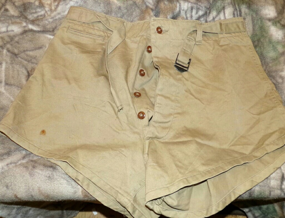 Vintage world war 2 mens tropical shorts